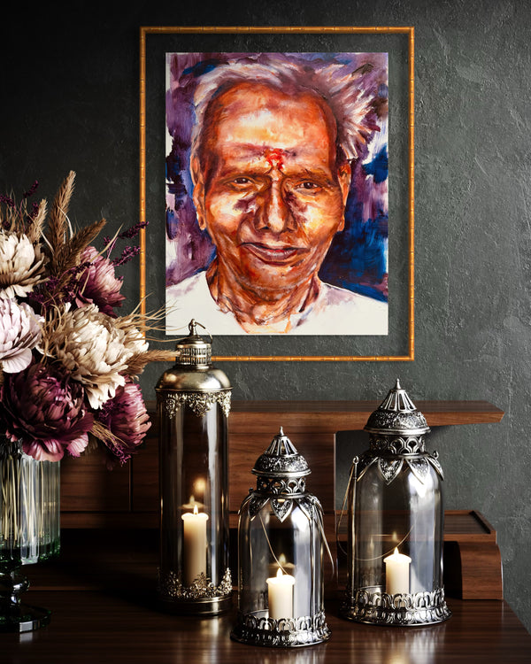 Fine Art Print - Nisargadatta Majaraj by Juliane Porter