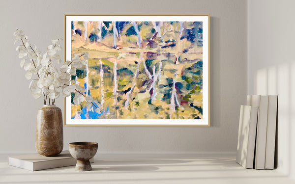 Fine Art Print - Reflection on the Pond by Juliane Porter