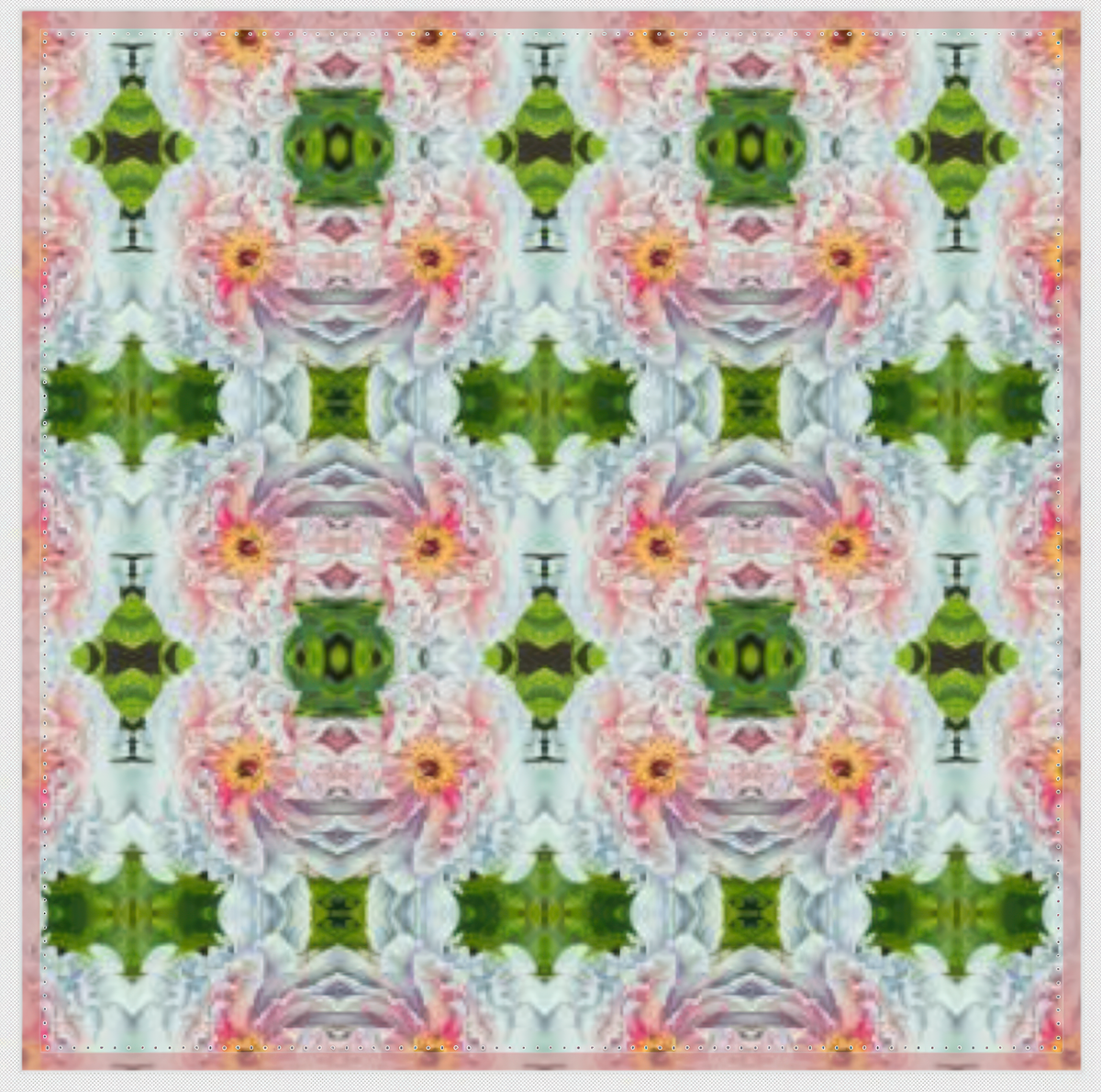 Flight into Light — Silk Satin Scarf