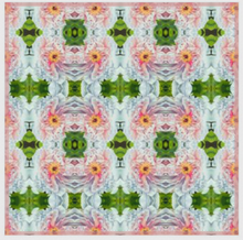 Flight into Light — Silk Satin Scarf