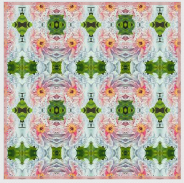 Flight into Light — Silk Satin Scarf