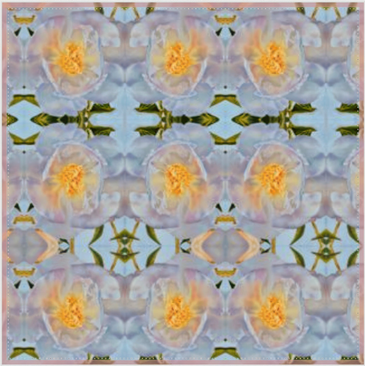 Soul Fire — Silk Satin Scarf