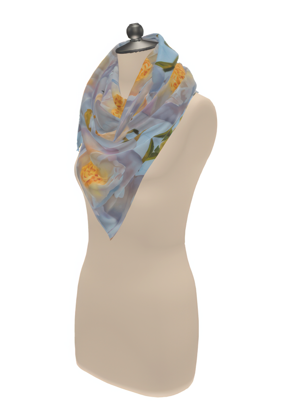 Soul Fire — Silk Satin Scarf