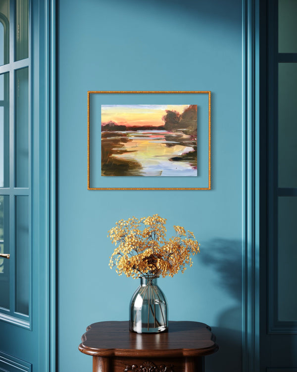 Fine Art Print - Sunset Port of Easton by Juliane Porter