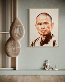 Fine Art Print - Thich Nhat Hanh by Juliane Porter