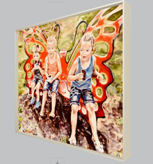Fine Art Print - Treats on a Butterfly Bench by Juliane Porter